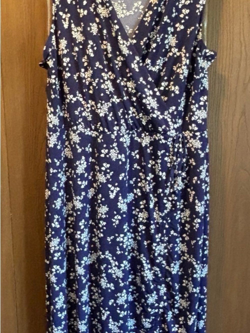 Lane Bryant Blue Floral Maxi Dress